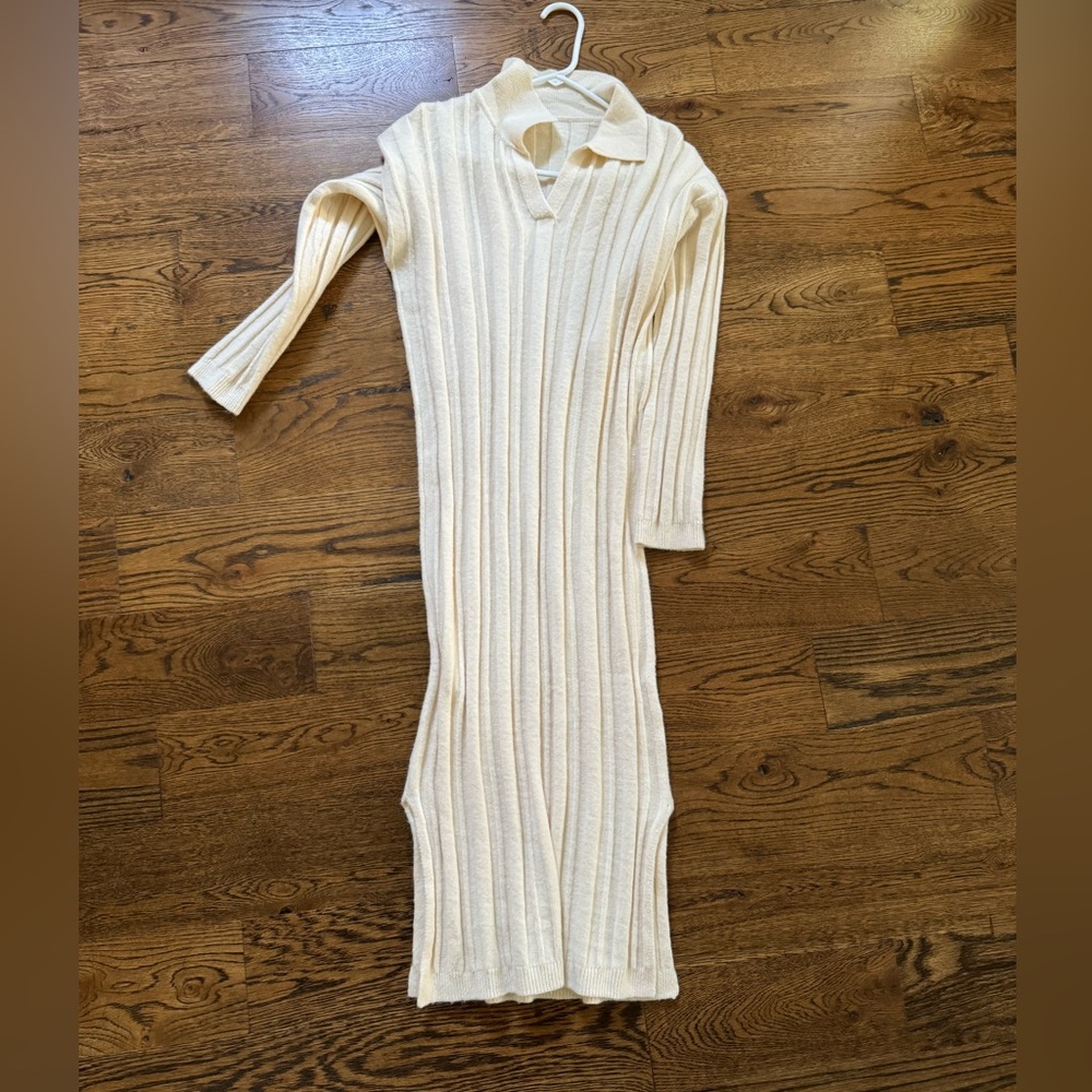 Ribbed Sweater Dress